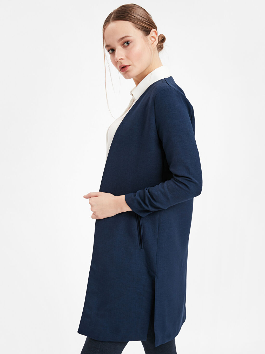 Jakna od satena dugih rukava