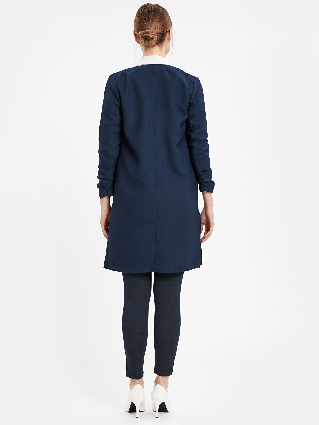 Jakna od satena dugih rukava-1