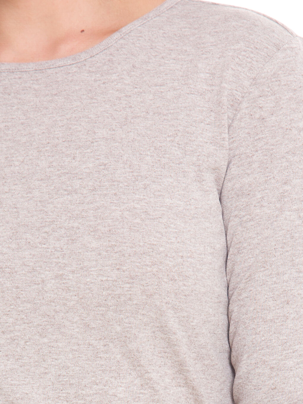 Kahverengi Kahve Melanj Tişört-3