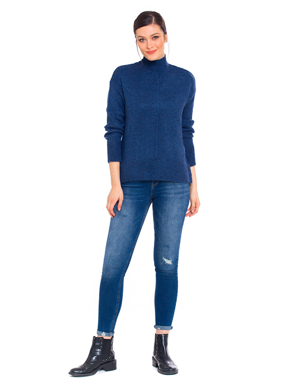 Woman Indigo Sweater-2