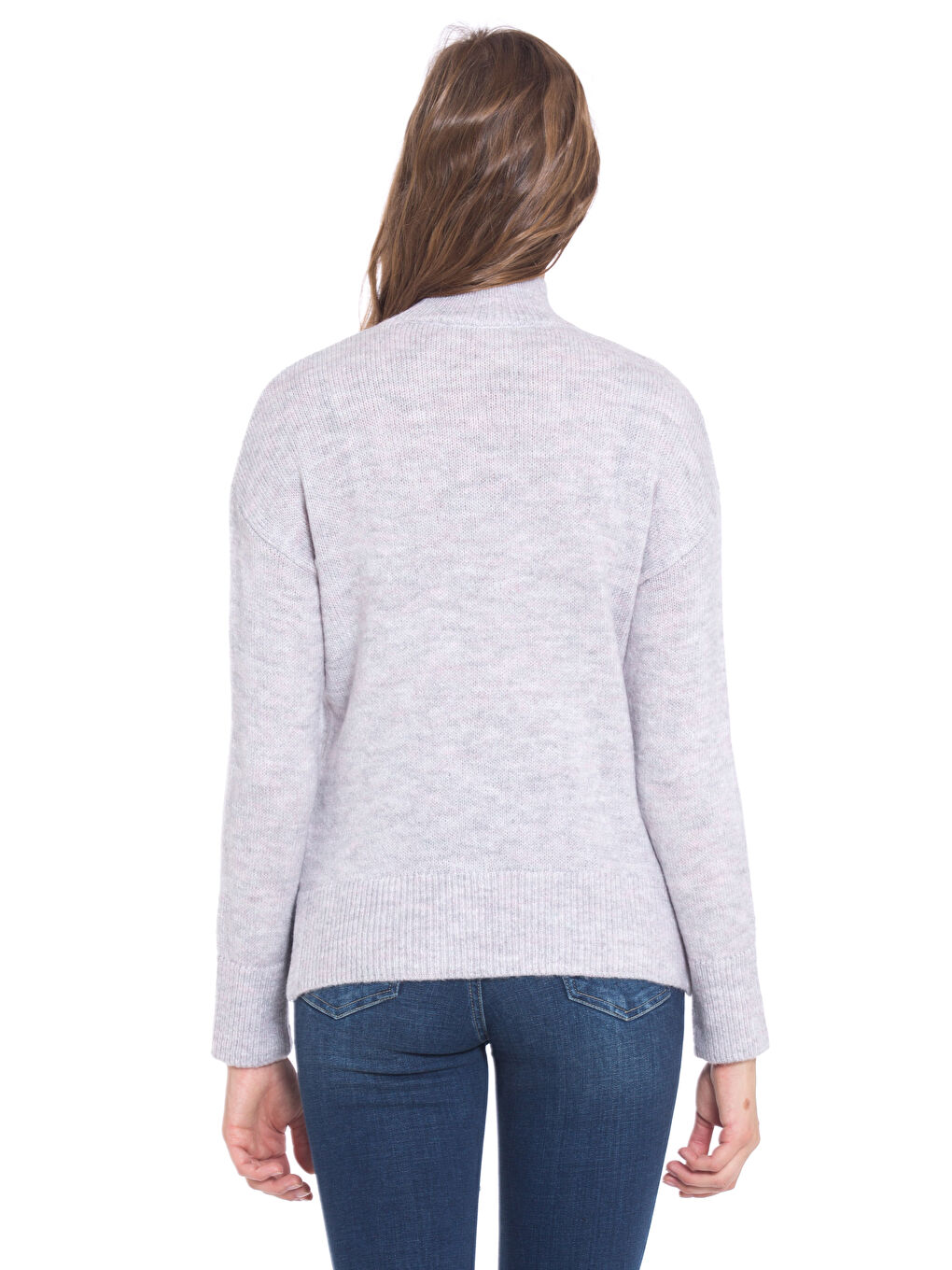 LCWAIKIKI Basic Frau LILAC Pullover -7K8851Z8-ENP