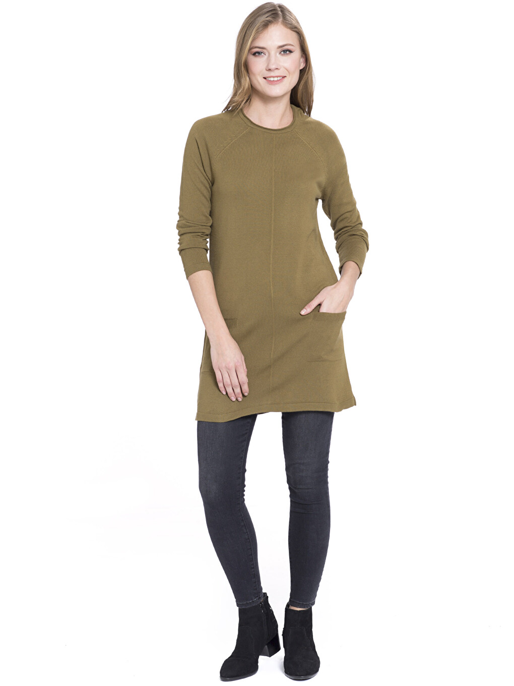 Tunique Kaki Femme-2