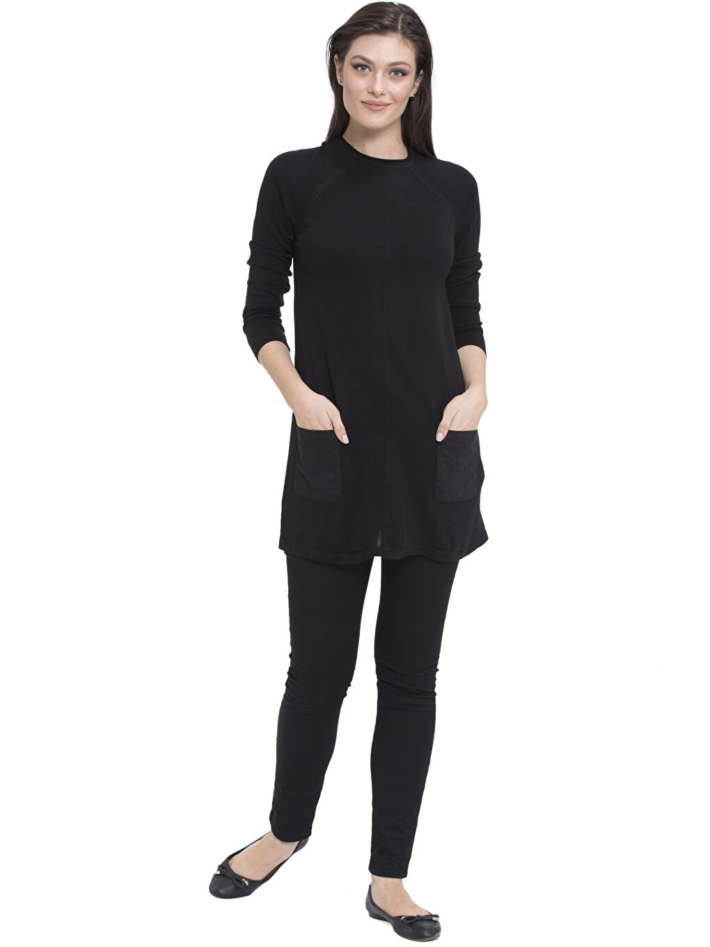 Frau SCHWARZ Tunika-2