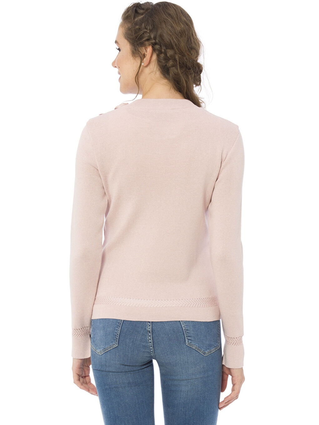 Woman PINK Sweater-1
