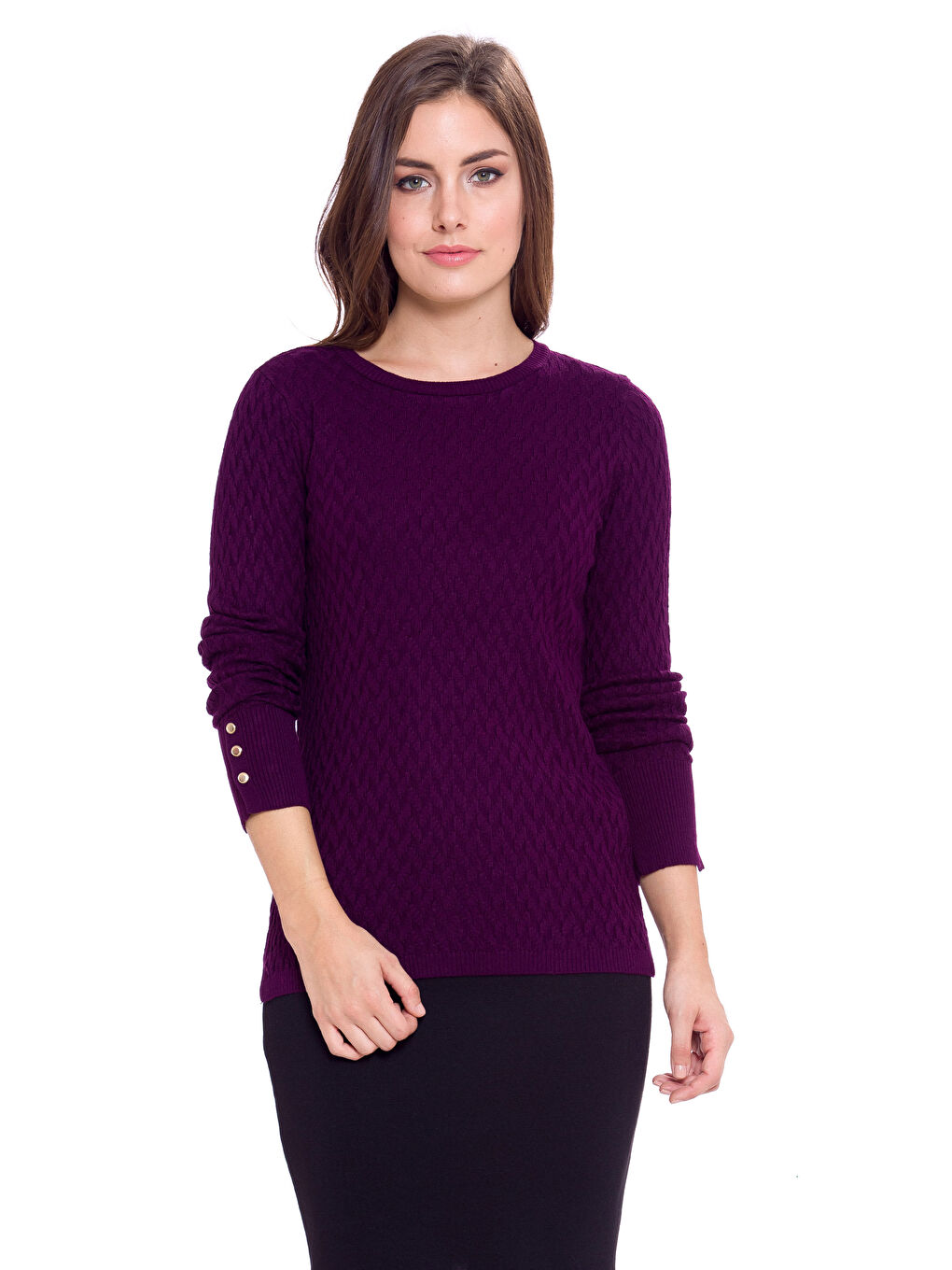 Woman PURPLE Sweater