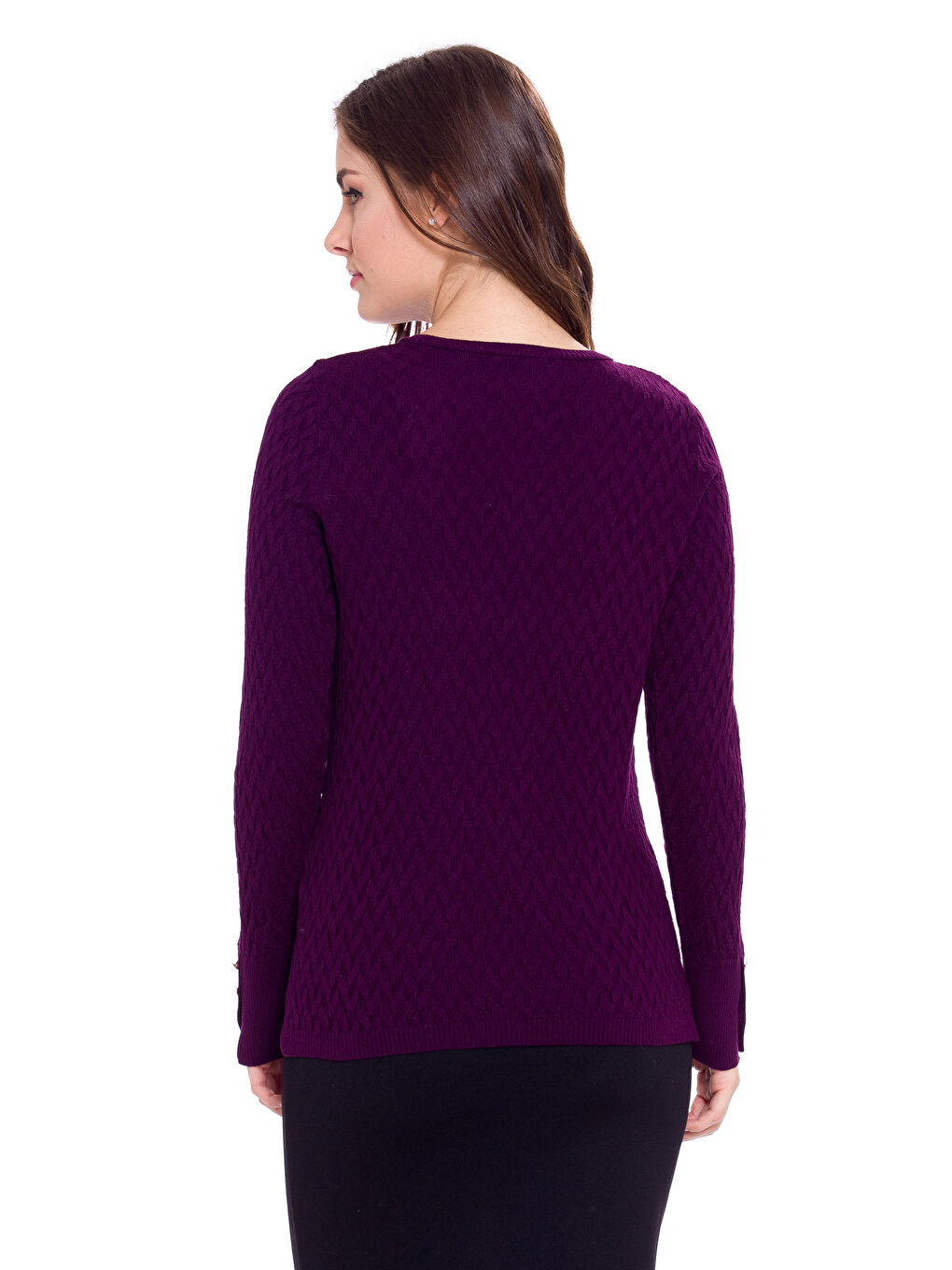 Woman PURPLE Sweater-1