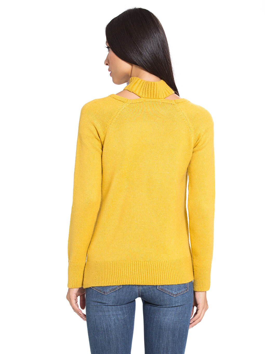 Frau GELB Pullover-2