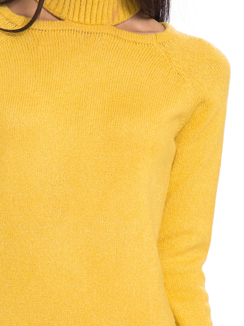Frau GELB Pullover-4