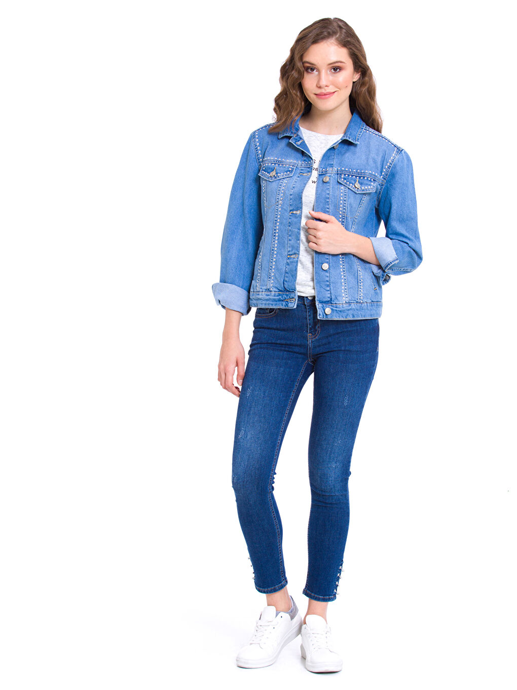 INDIGO Teksas jakna Žena-2