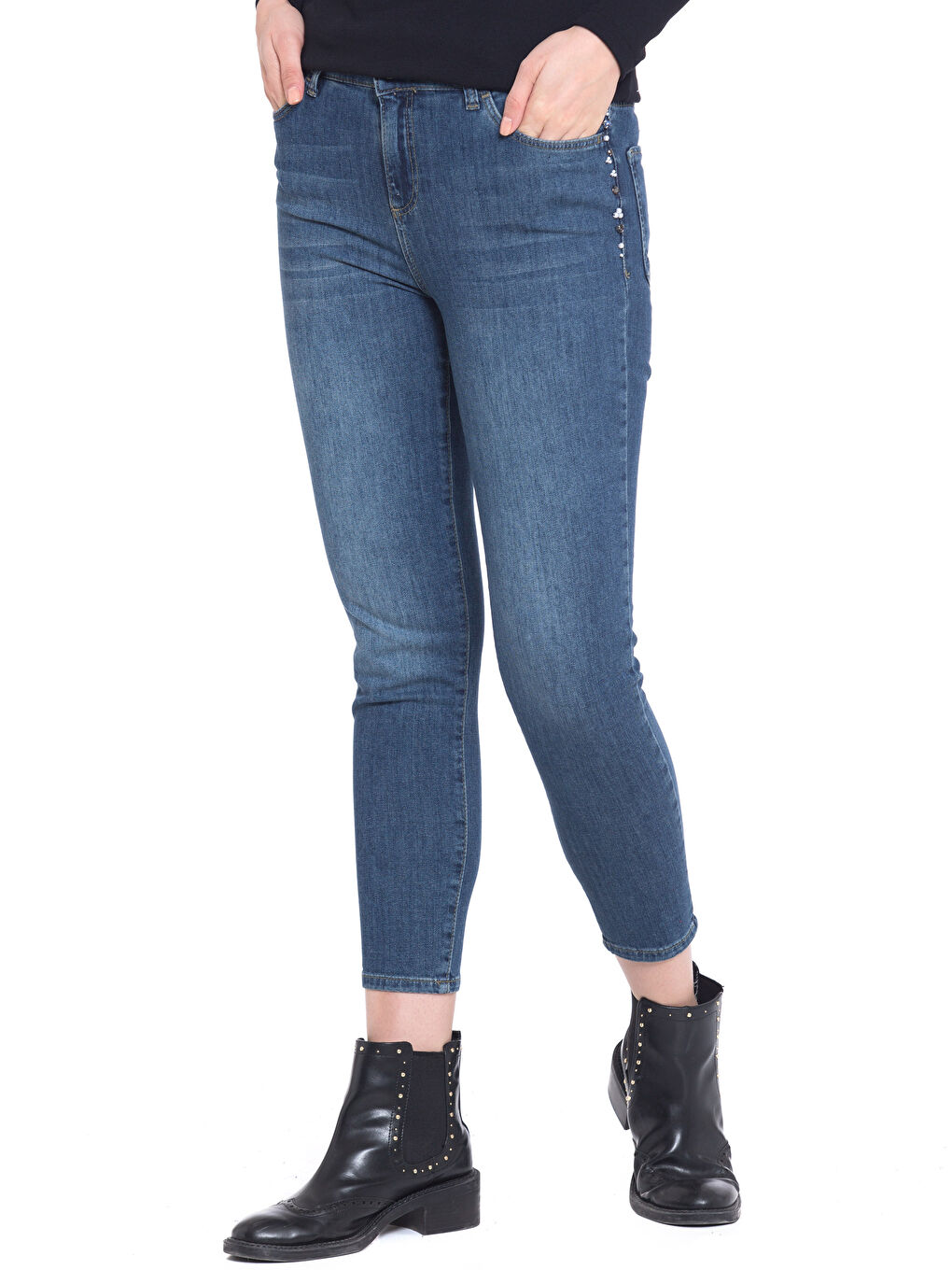 LCWAIKIKI Classic Woman INDIGO Jeans -7K9538Z8-H45