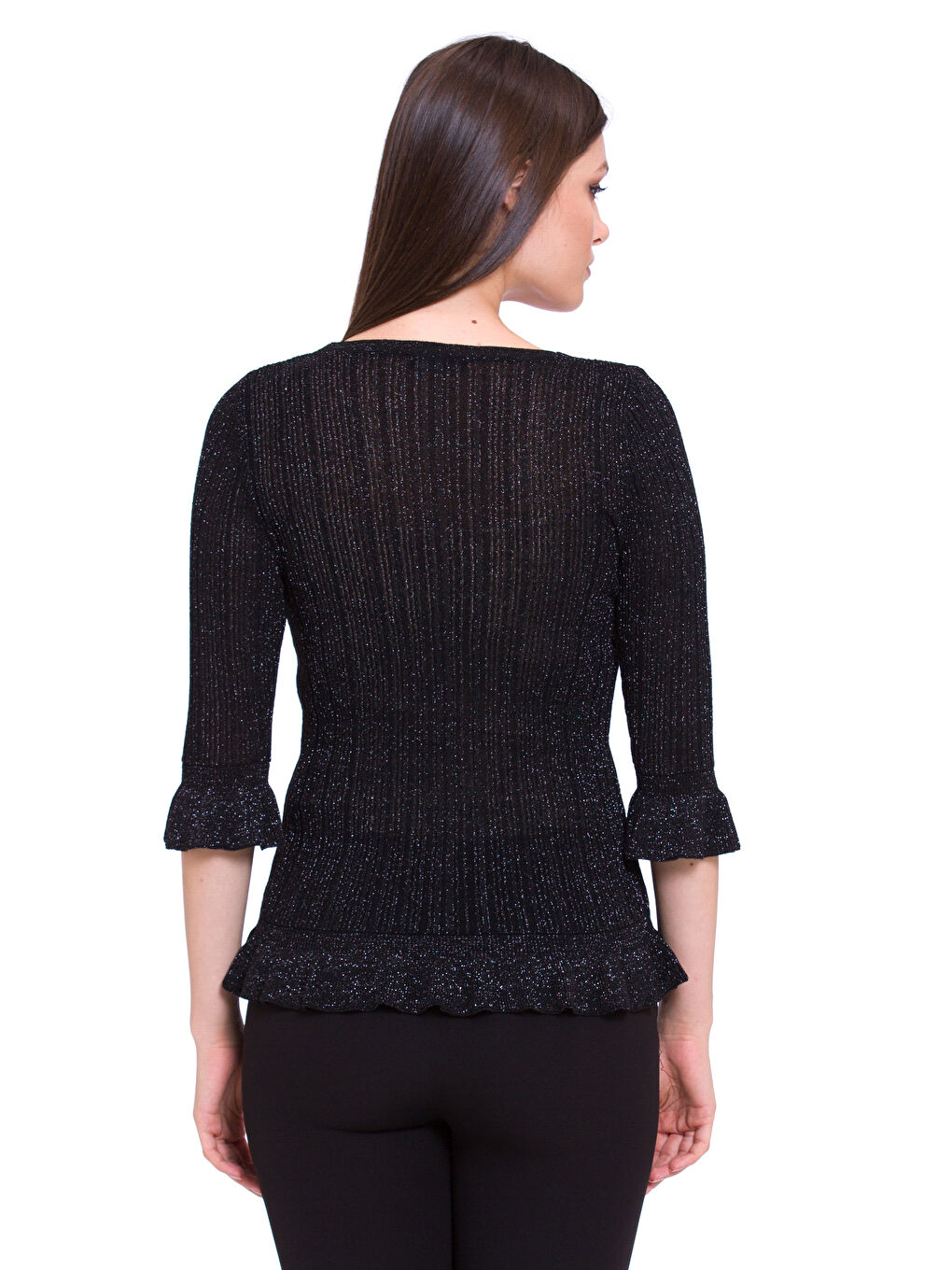 LCW Vision Frau SCHWARZ Pullover -7K9638Z8-CVL