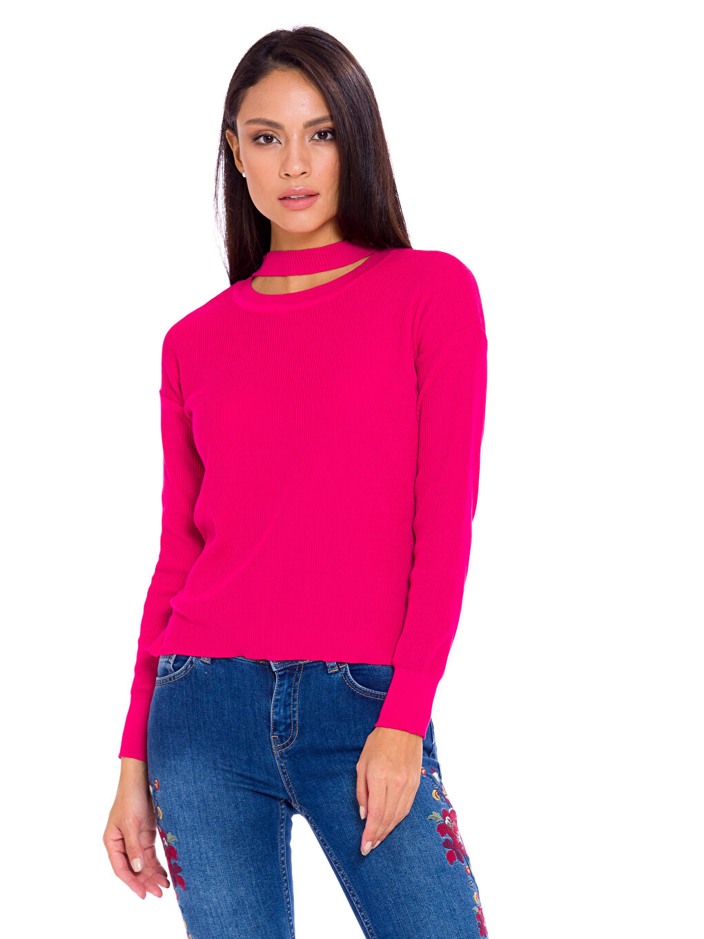 Pull-over FUCHSIA Femme-1