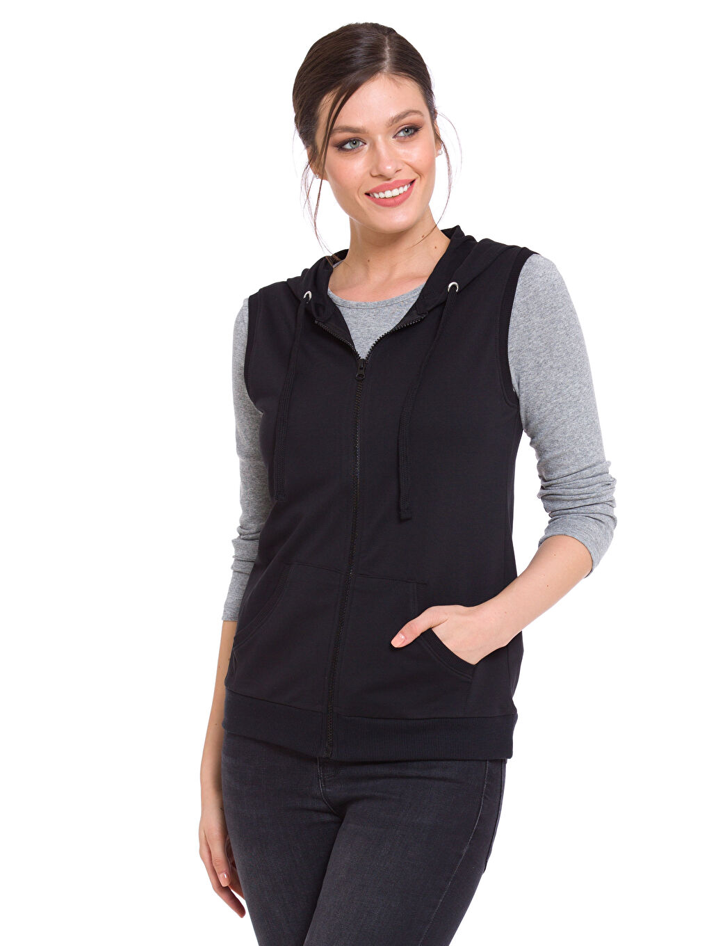 Woman BLACK Waistcoat