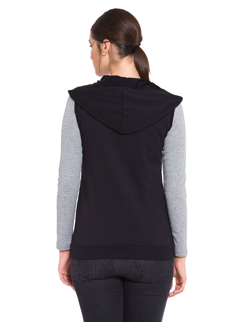 Woman BLACK Waistcoat-1
