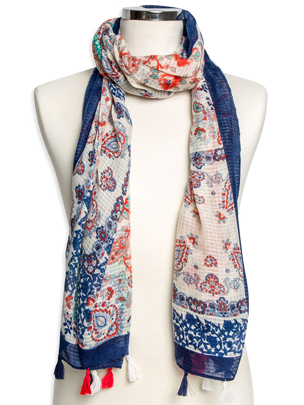 Karışık Baskılı Şal