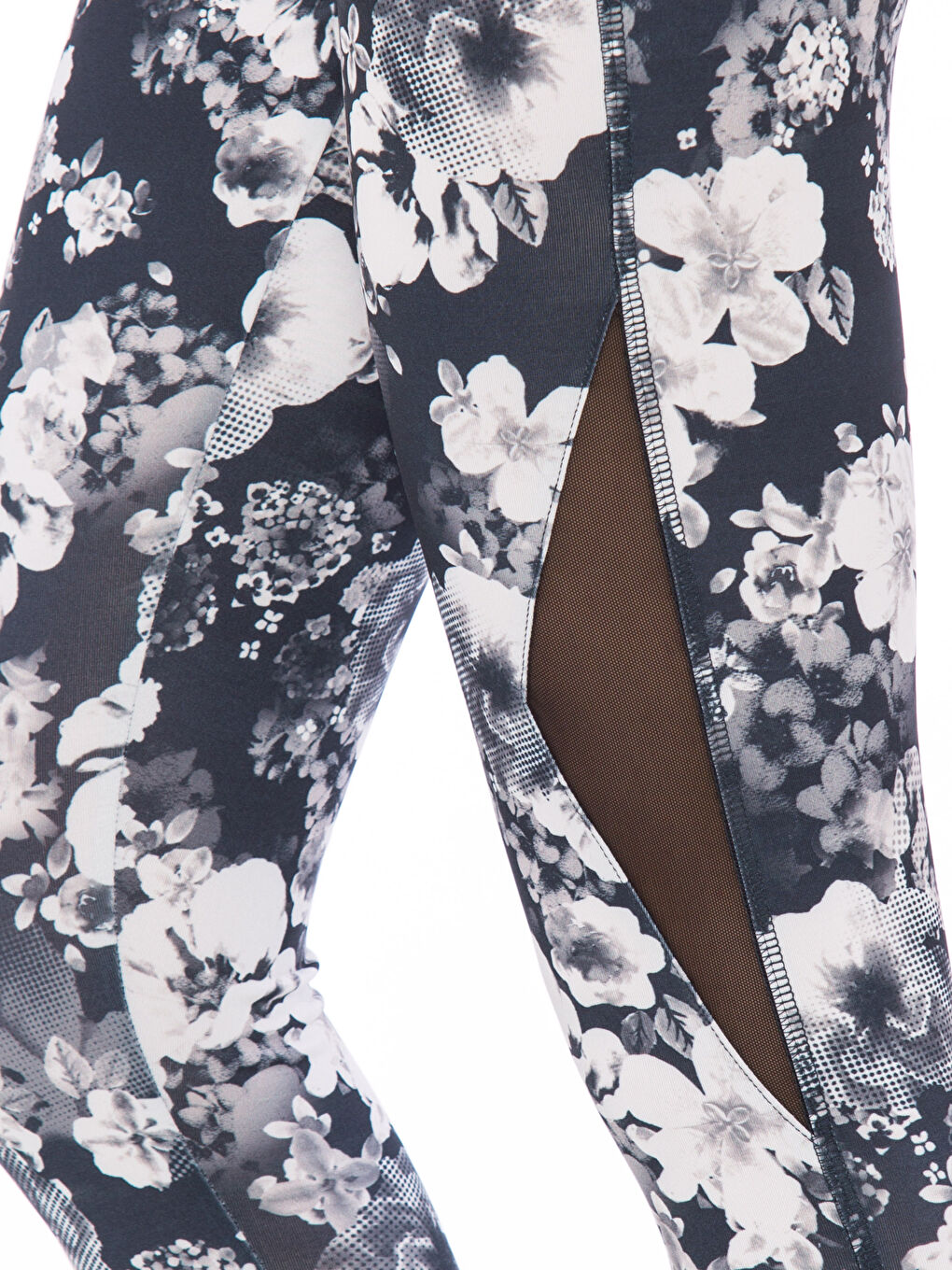 Woman WHITE Sports Leggings-4