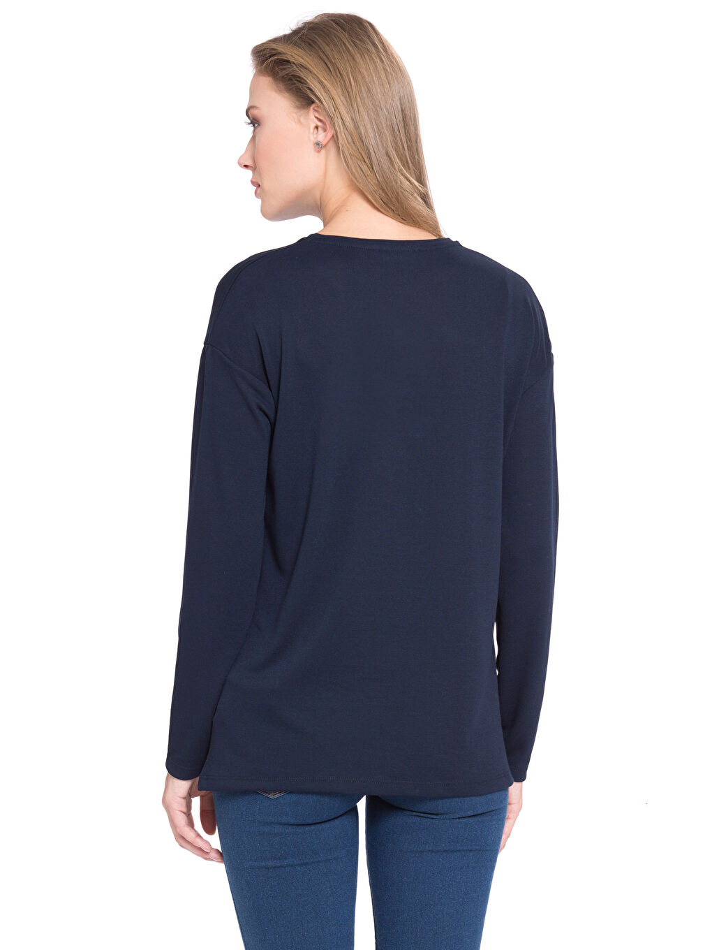 Tricou Regular Fit cu Imprimeu Geometric pentru Femei-1