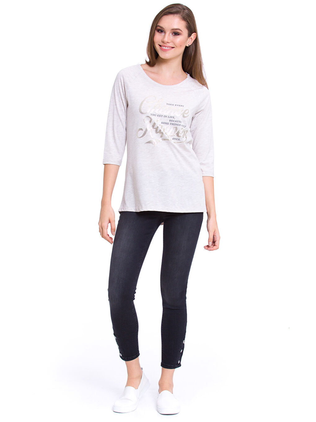 Woman WHITE T-Shirt-2