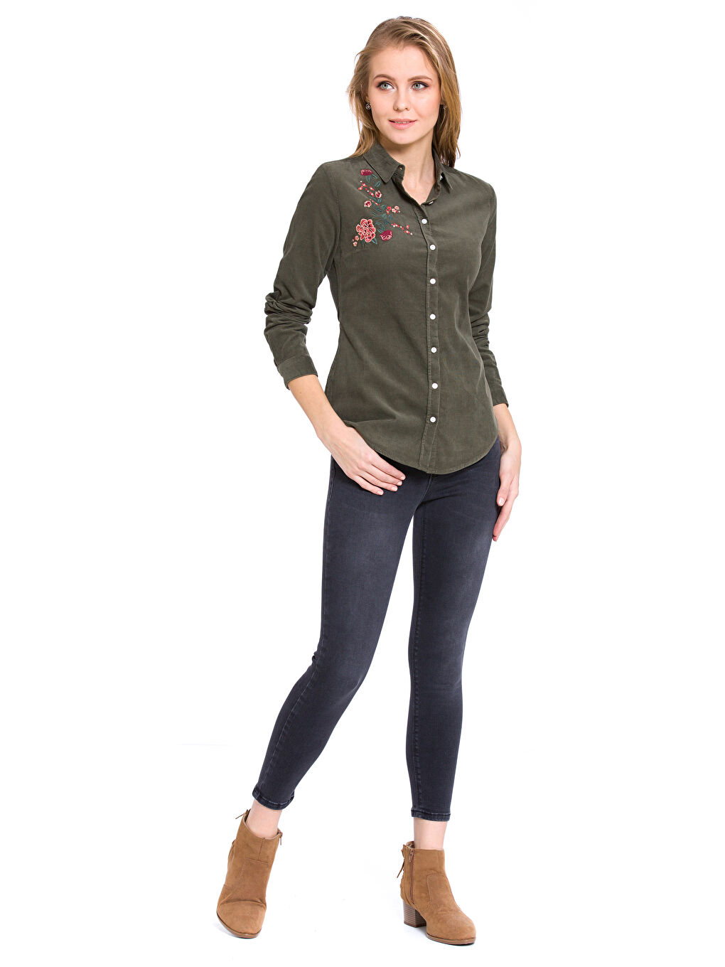 Chemise KAKI Femme-2