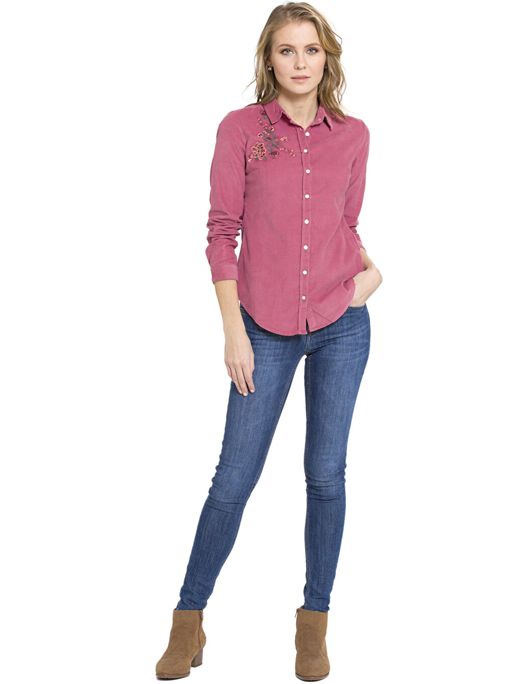 Woman PINK Shirt-2