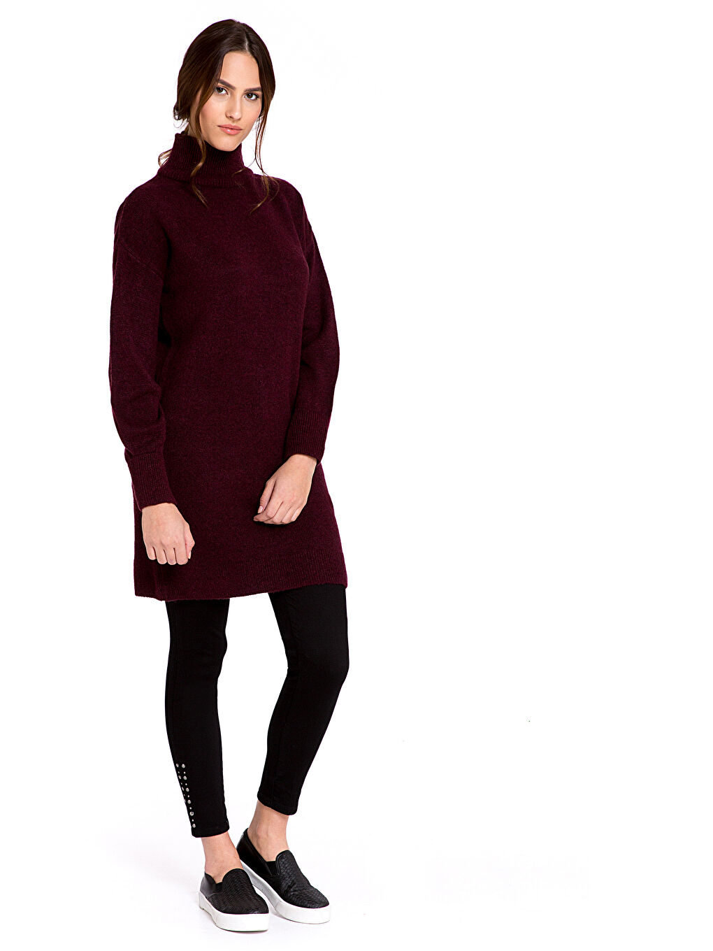 Açık Bordo Tunik-2