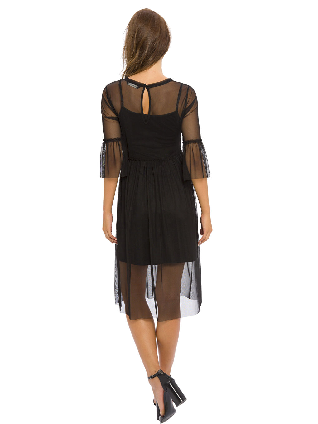 LCW Vision Woman BLACK Dress -7KI396Z8-CVL