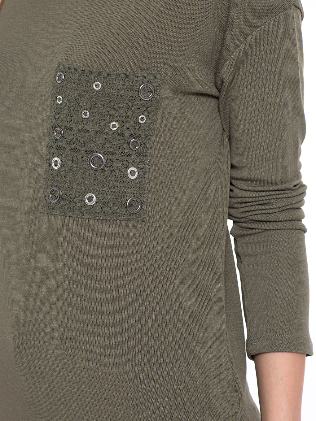 Frau KHAKI T-Shirt-3