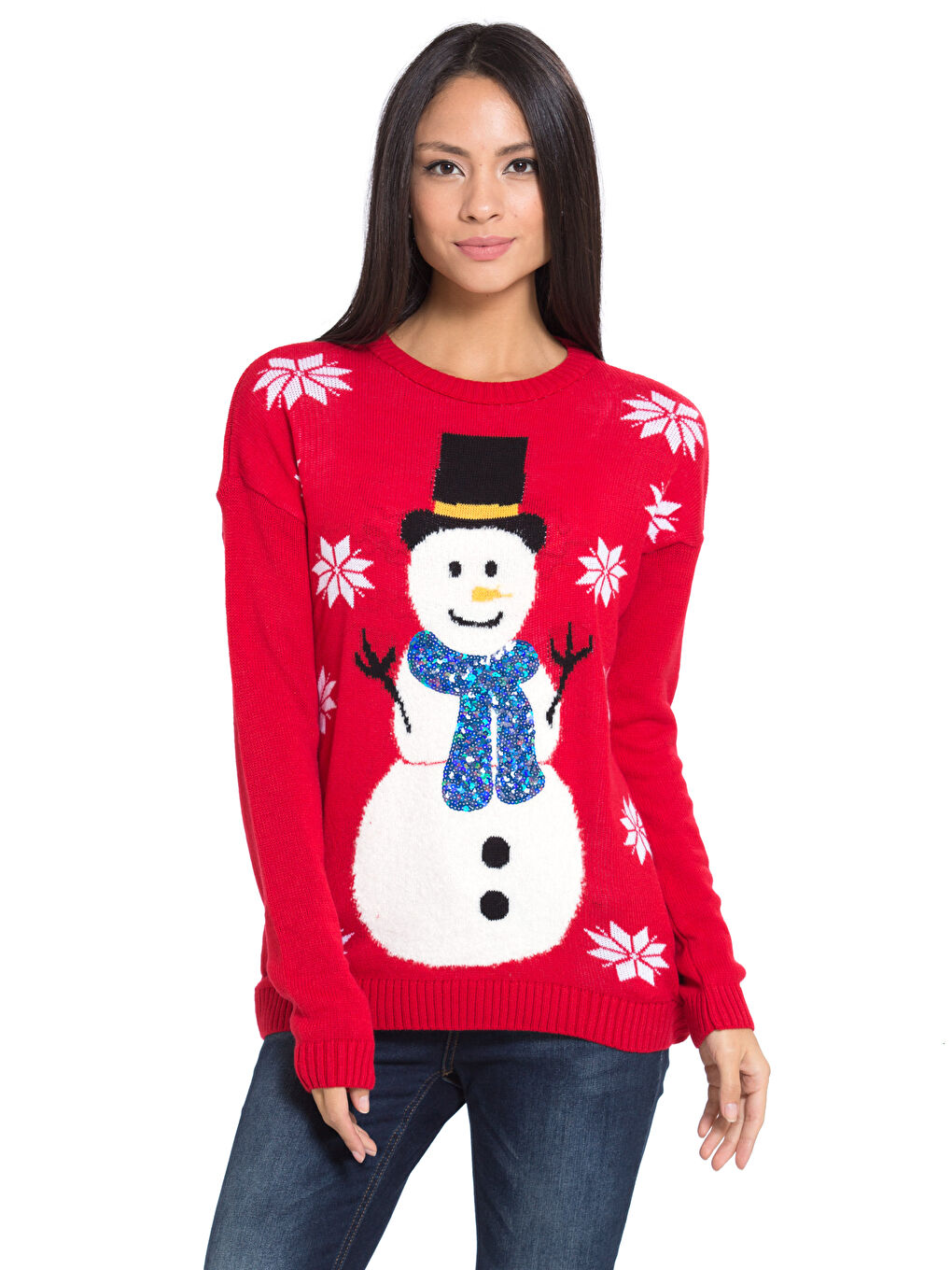 LCW Vision Frau ROT Pullover -7KI778Z8-A5D
