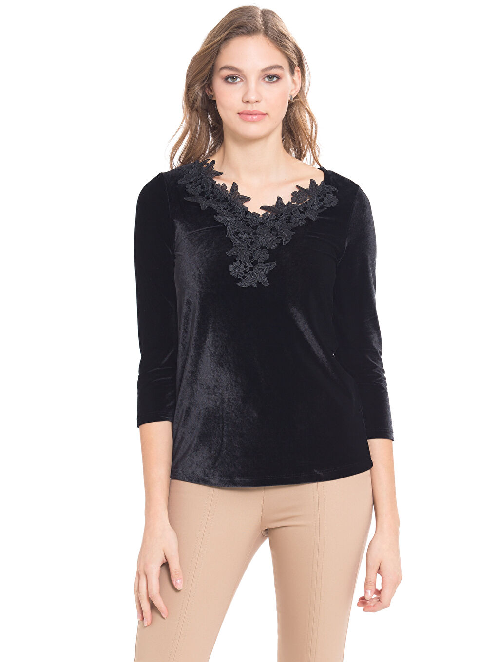 Woman BLACK T-Shirt-1