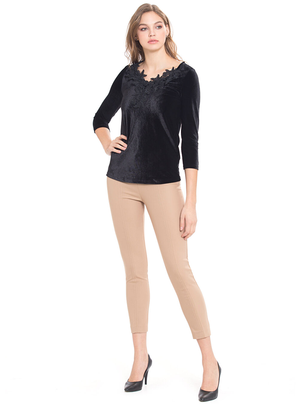 Woman BLACK T-Shirt-3