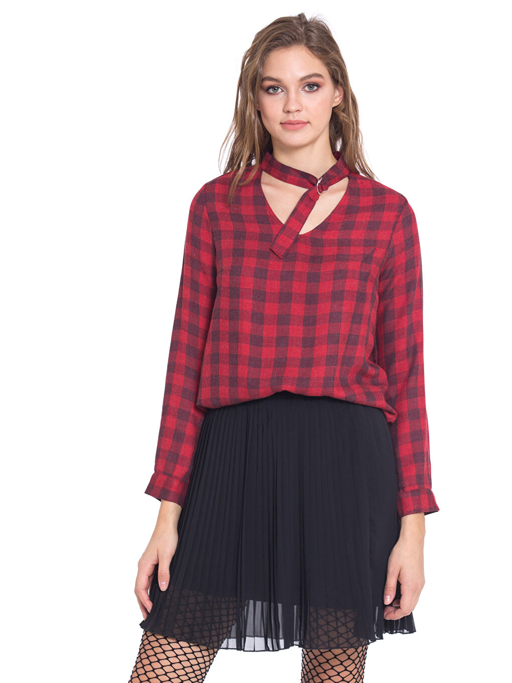 LCW Vision Woman RED Blouse -7KJ919Z8-763