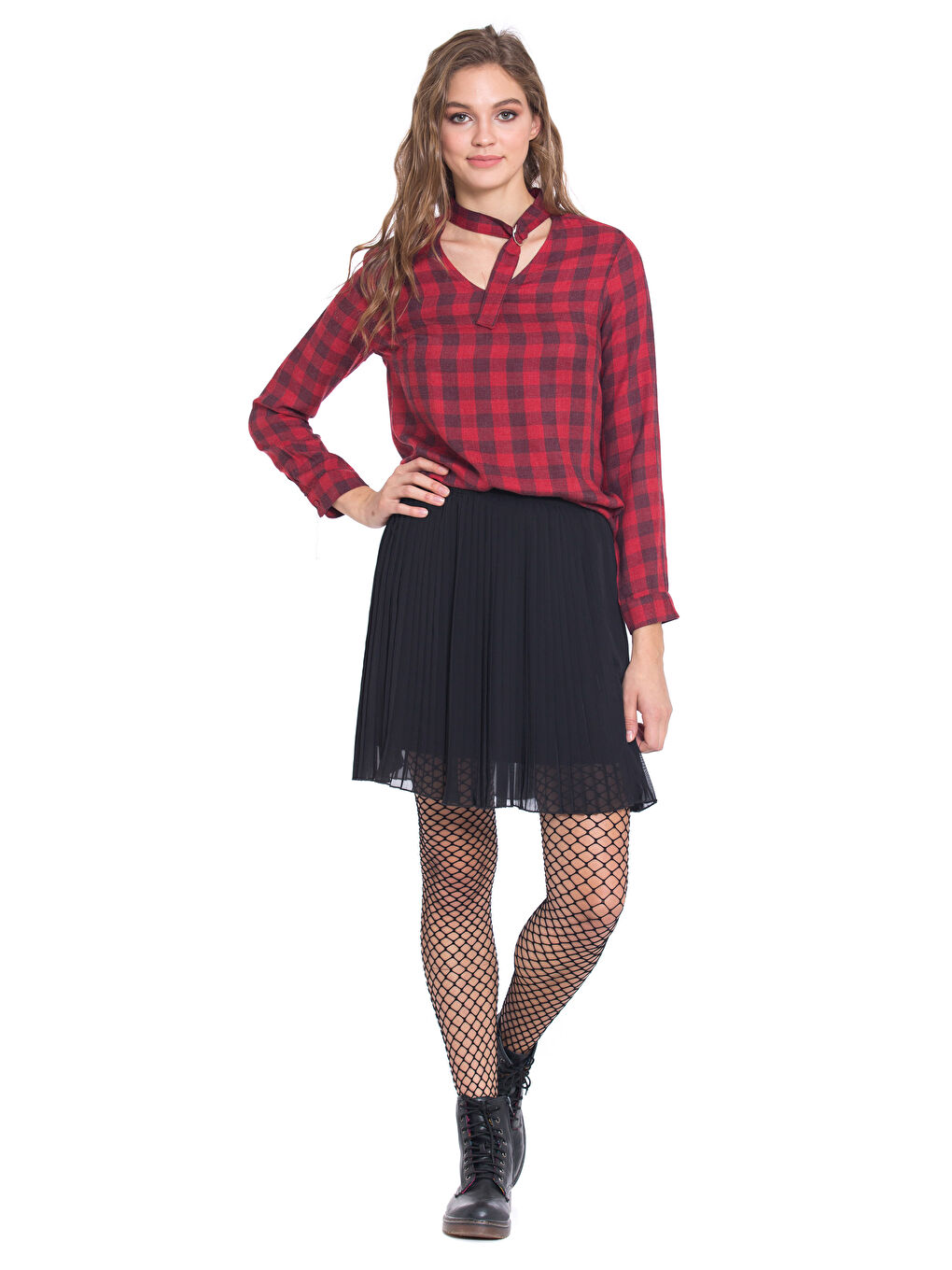 LCW Vision Woman RED Blouse -7KJ919Z8-763