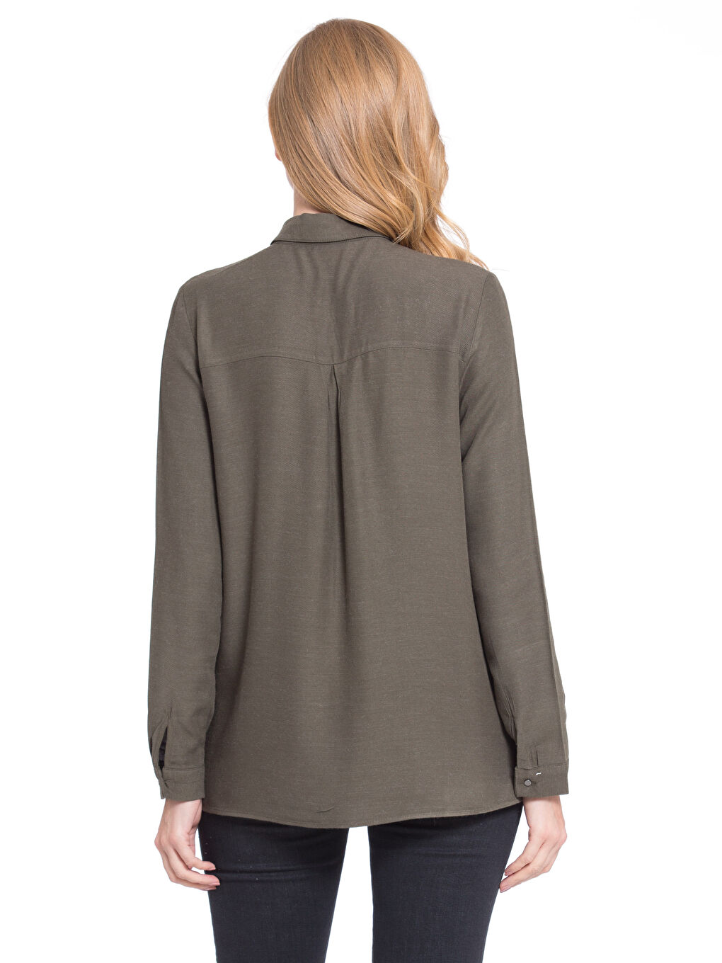 LCWAIKIKI Classic Plain Viscose Shirt -7KK022Z8-ASE