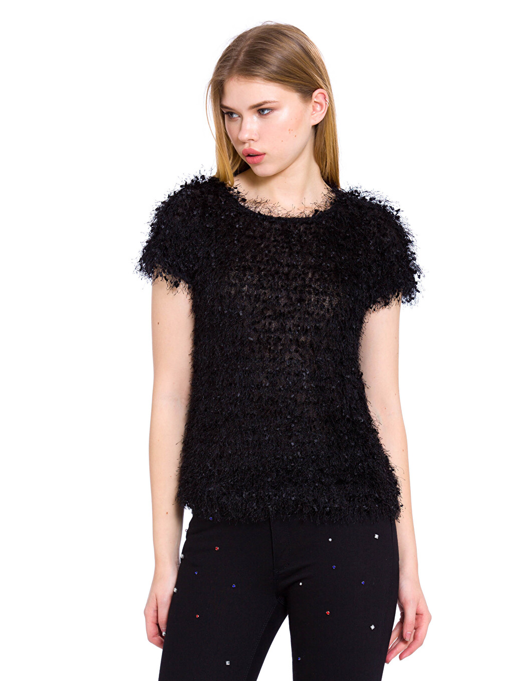 Woman Black T-shirt-1