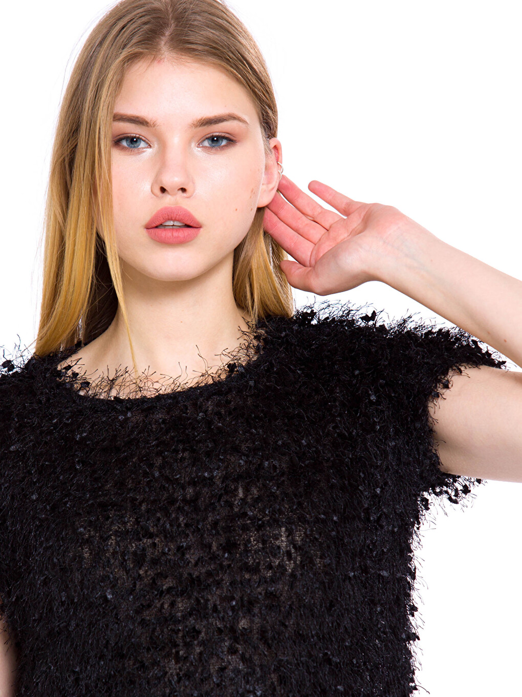 Woman Black T-shirt-4