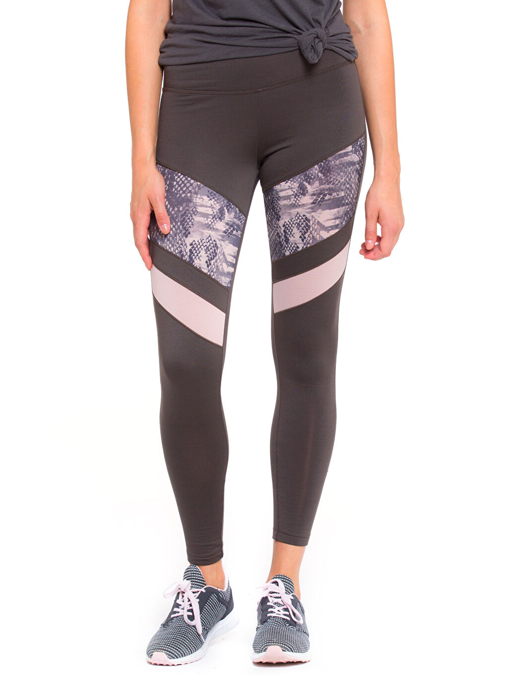 XSIDE ACTIVE Woman KHAKI Sports Leggings -7KK189Z8-ATB