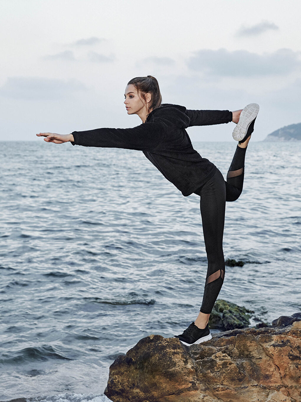 XSIDE ACTIVE Woman BLACK Sweatshirt -7KK334Z8-CVL