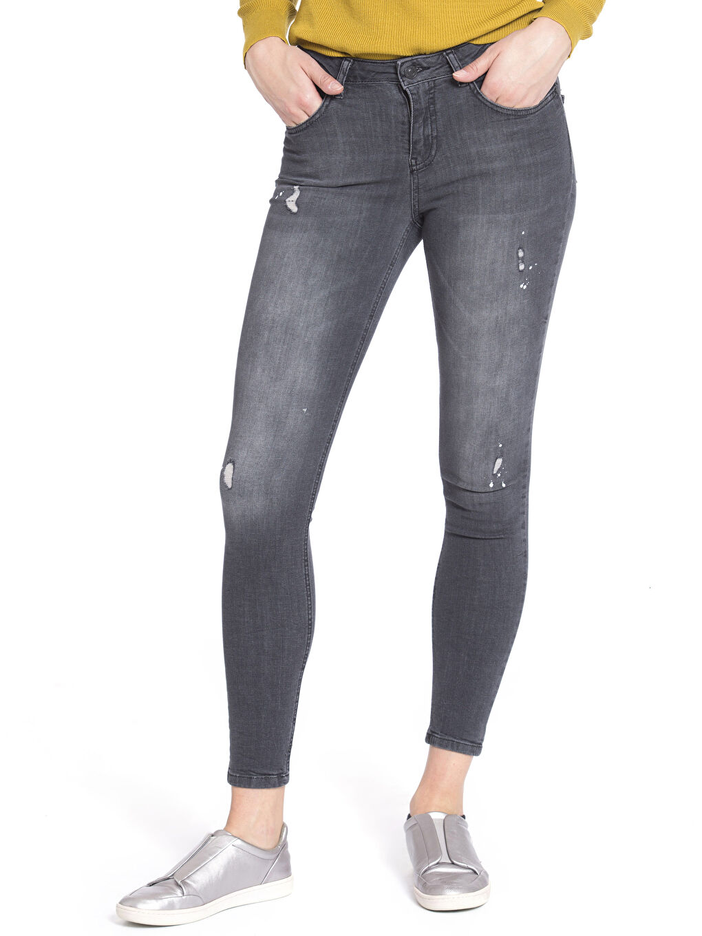 Siyah Rodeo Jean Pantolon