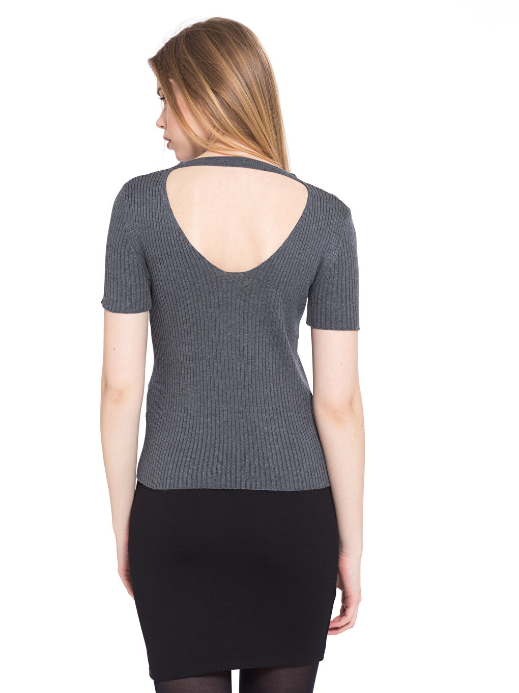 Woman ANTHRACITE Sweater-1