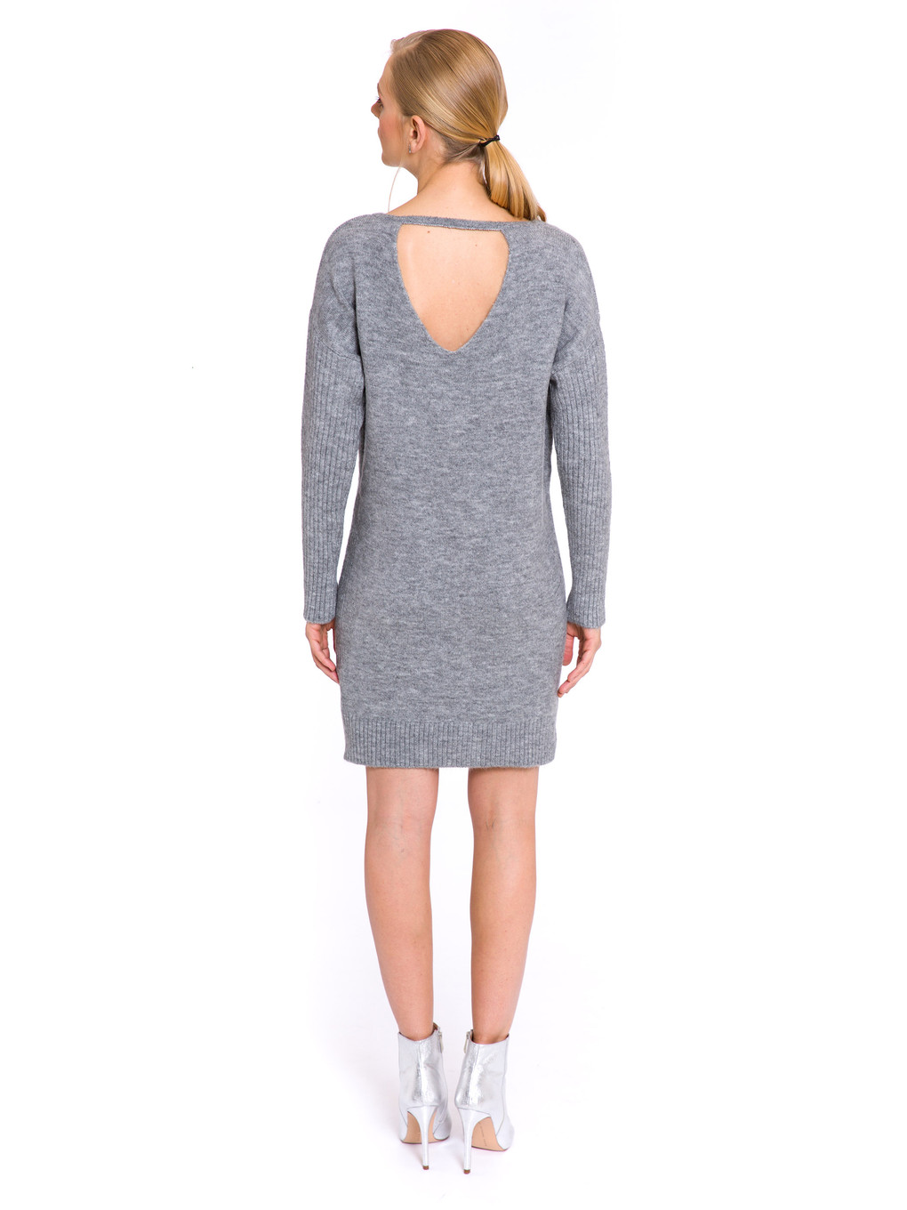 Pembe-lila-beyaz Elbise-1