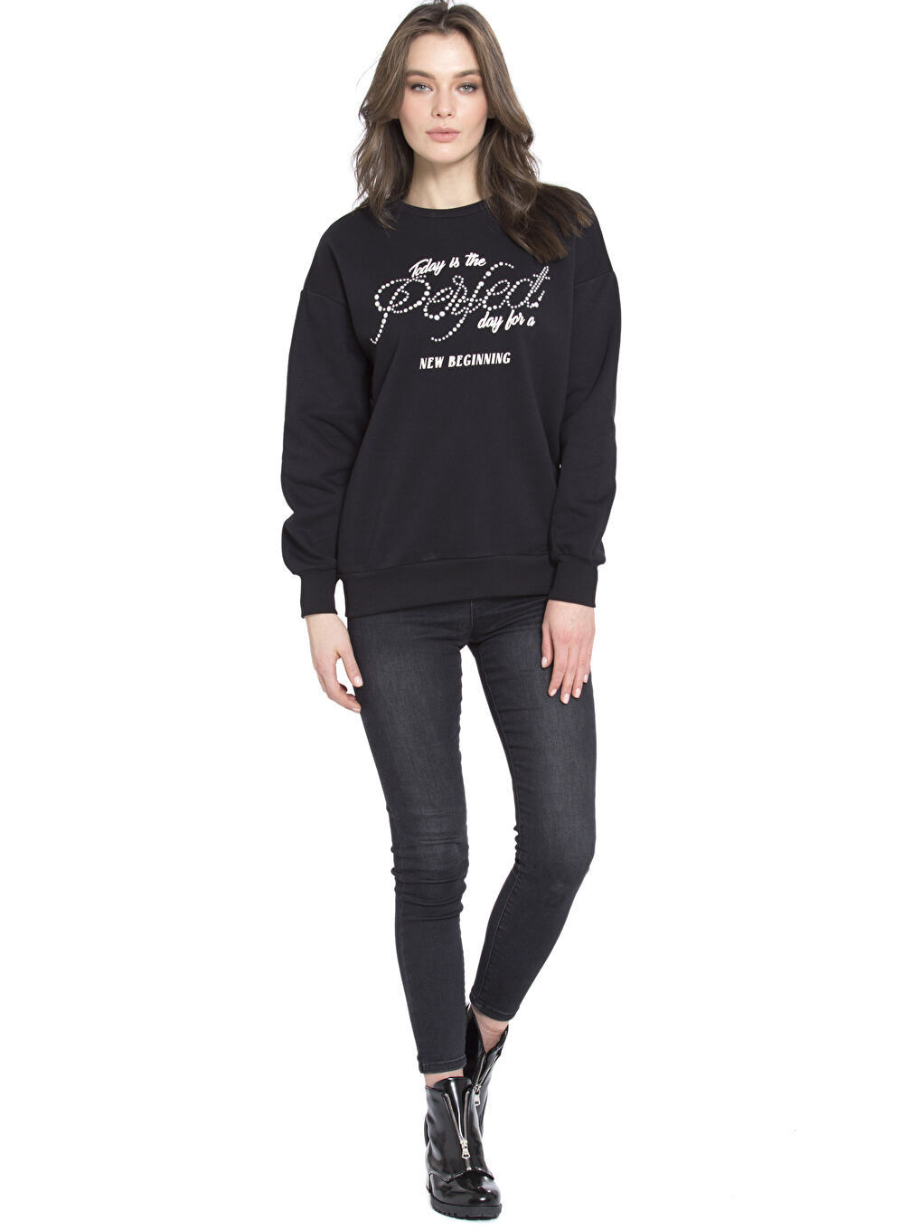 Frau SCHWARZ Sweatshirt-2