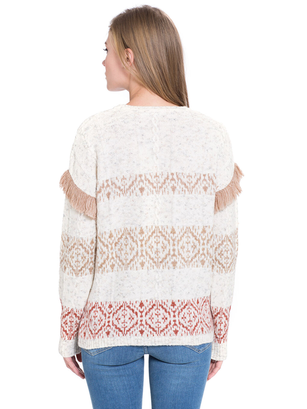 LCWAIKIKI Classic Frau BEIGE Pullover -7KB383Z8-DCY