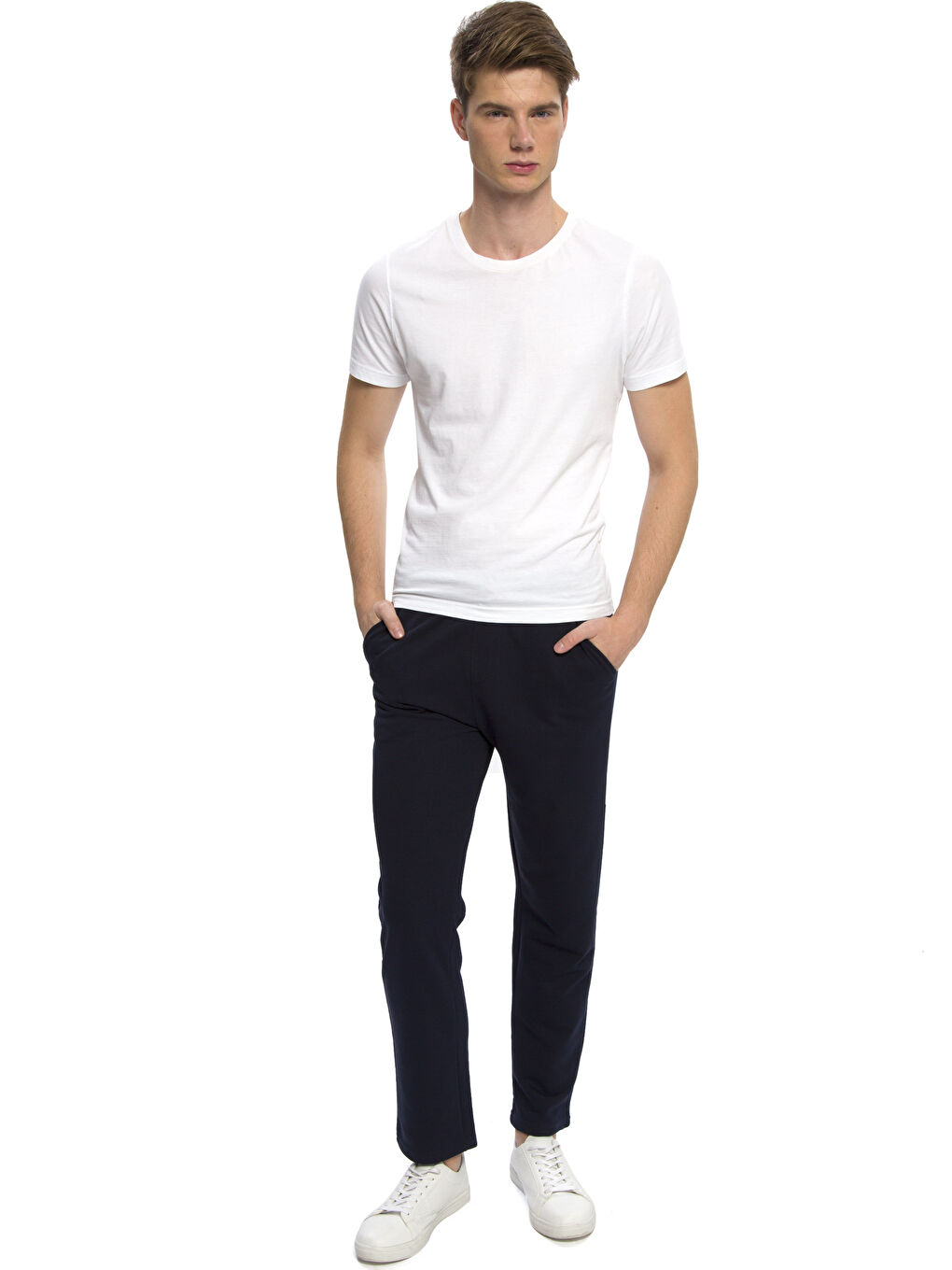 Man NAVY Sweatpants-2