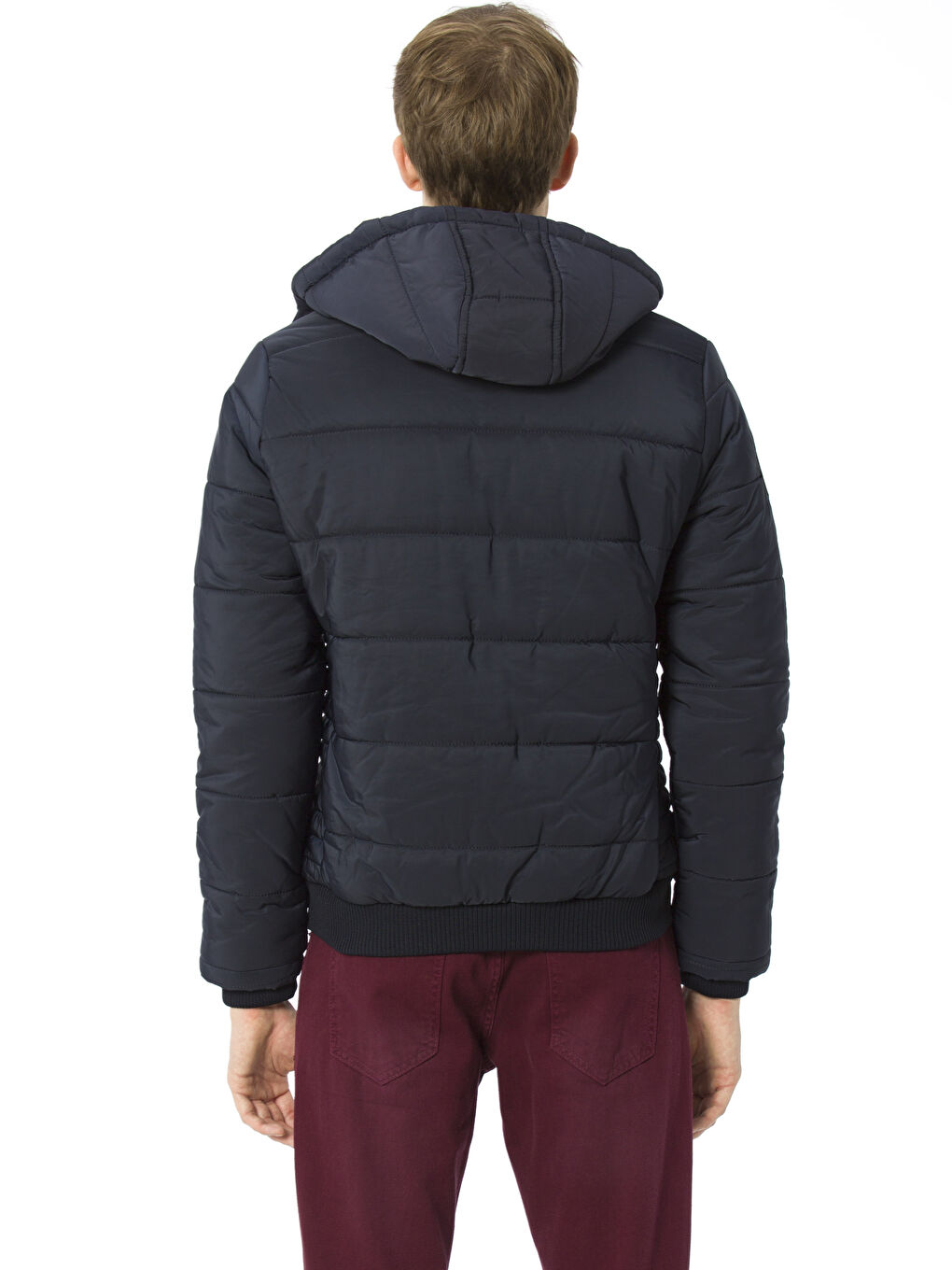 Lacivert Şişme Mont-2