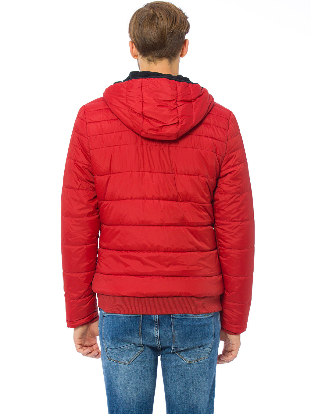 Geacă matlasată PORTOCALIU Bărbat-2