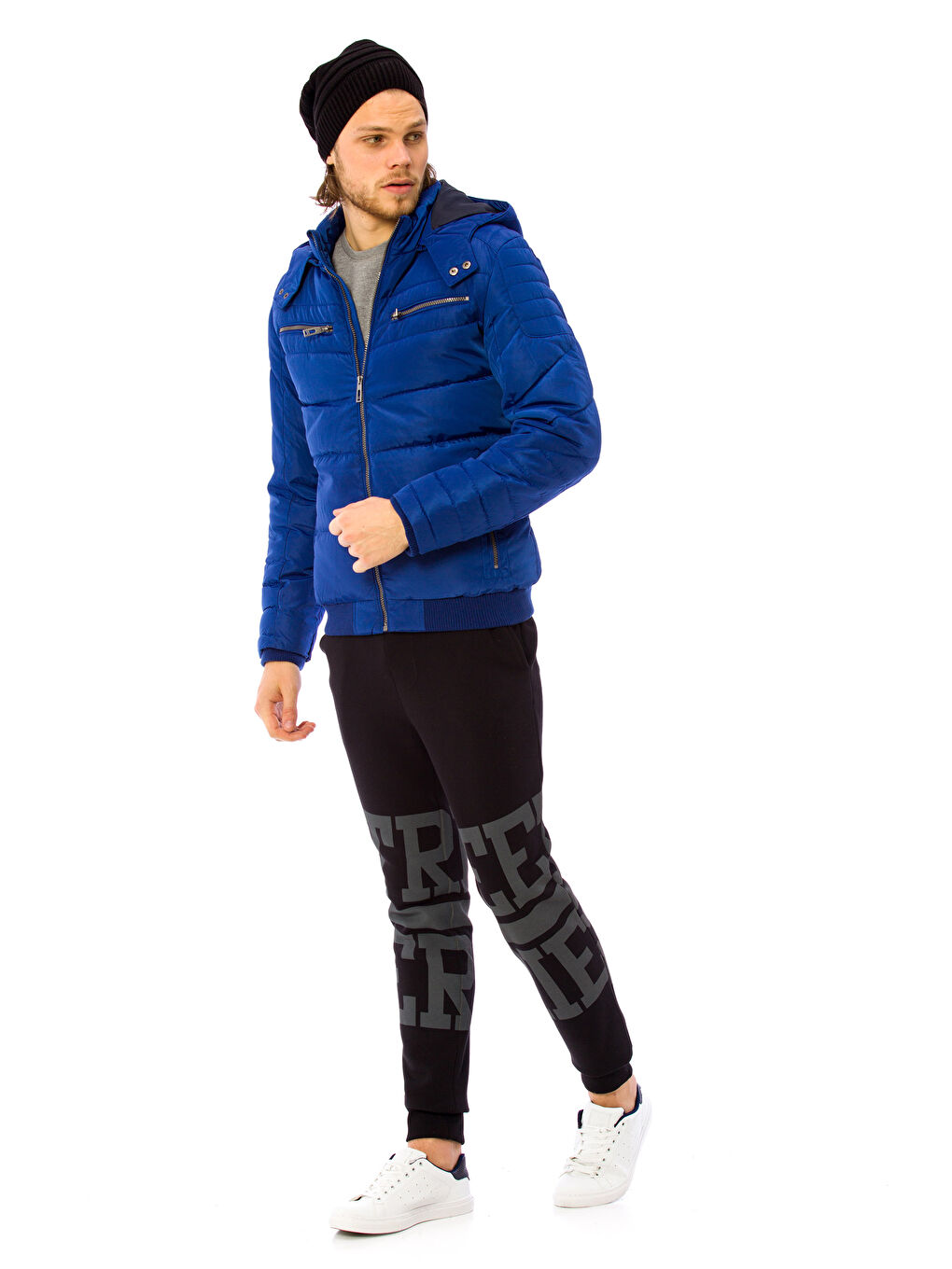 XSIDE Man BLUE Puffer Coat -7K3997Z8-JRE