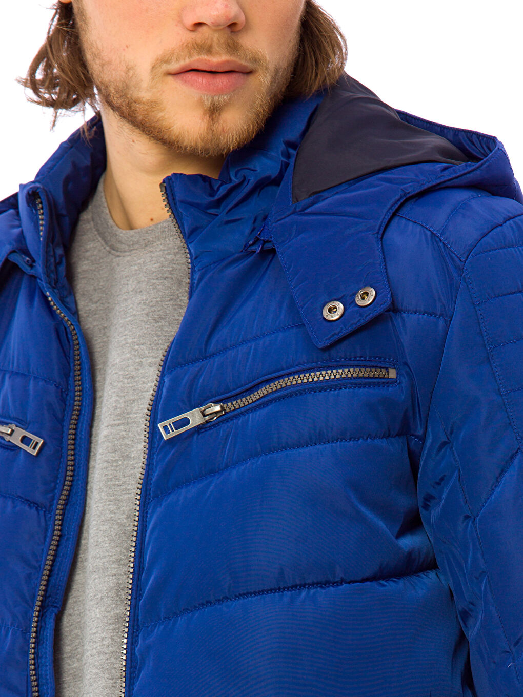 XSIDE Man BLUE Puffer Coat -7K3997Z8-JRE