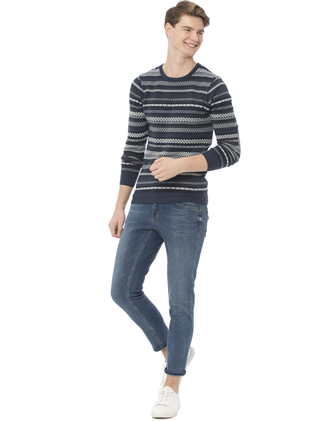 Pull-over INDIGO Homme-2