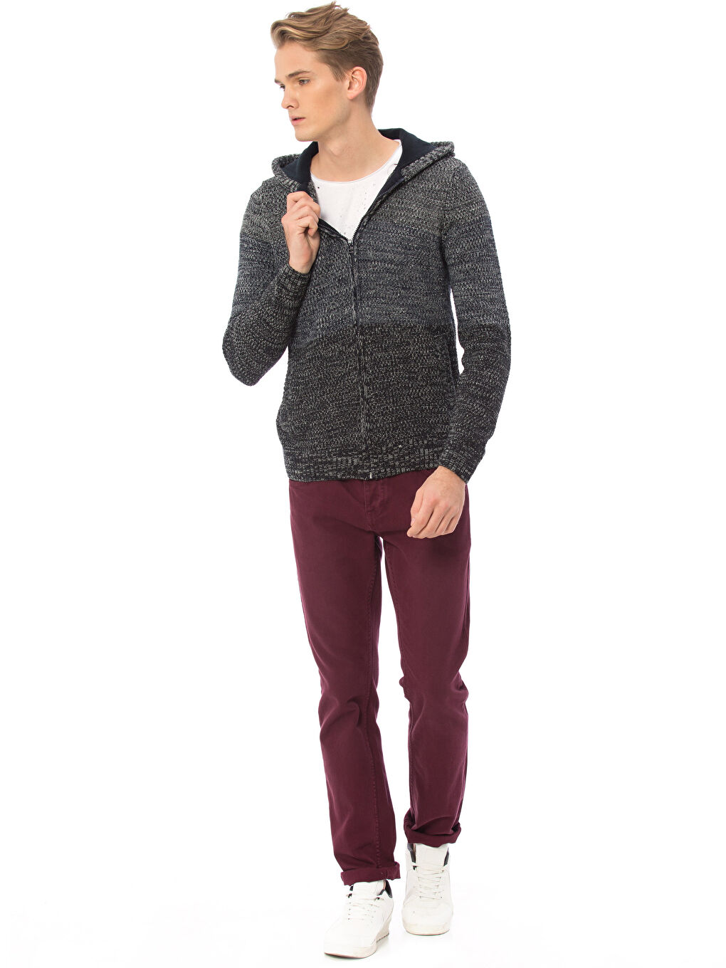 LC WAIKIKI Man INDIGO Cardigan -7K4697Z6-DFJ