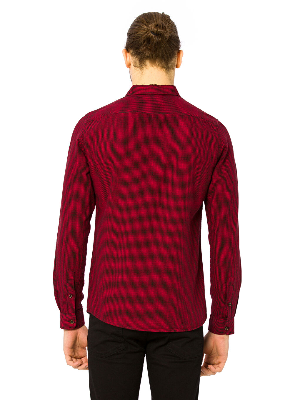 قميص أحمر رجل-1